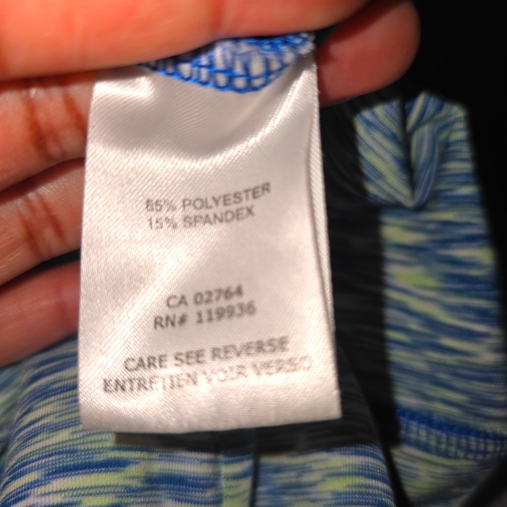Nivo Sleeveless Zip Golf Dress blue green Pockets Size Medium - Picture 12 of 12